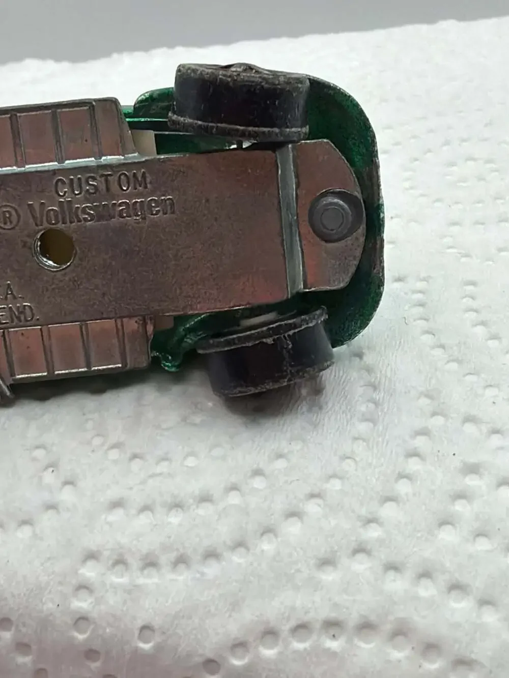 Vintage 1967 Hot Wheels Redline Custom Volkswagen Green Bug